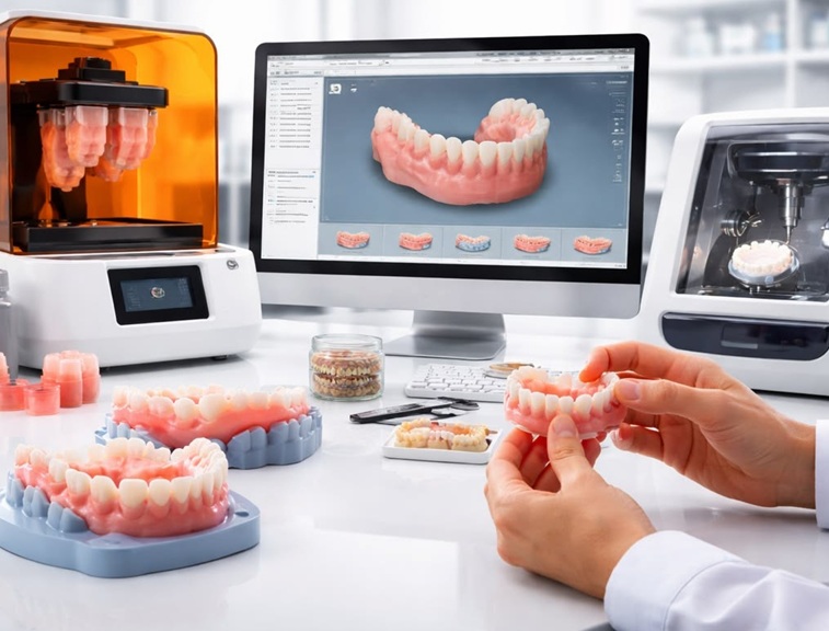 Restauraciones y modelos dentales 3d